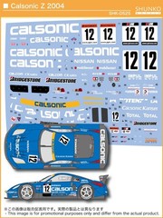 SHUNKO Decal Sheet 1:24 Scale Calsonic Impul Z 2004 #SHK-D525 Suit Tamiya Kit