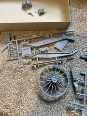 PALMER GATLING GUN BRASS PLATED MODEL KIT (as is)
