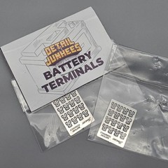 Detail Junkees Discontinued Photoetch Battery Terminals x2 Lowrider Hydraulics
