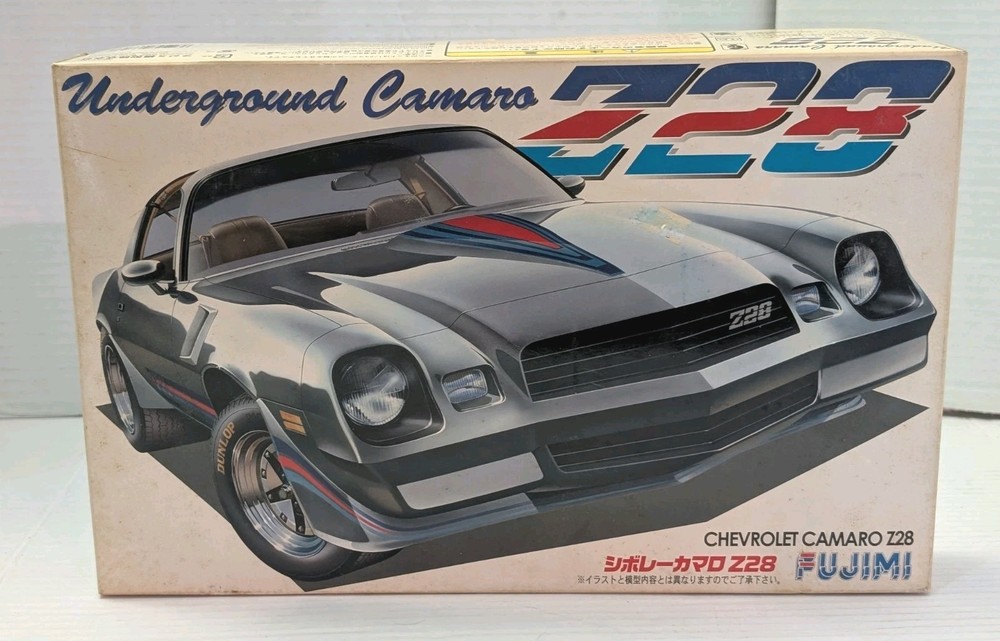 Fujimi 1:24 Underground ’82 Chevrolet Camaro Z28 Plastic Model Car Kit #037875