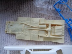 AMT # 636 1966 Chevy Nova Kit Parts Pictured only & Resen Stock Type Frame 1/25