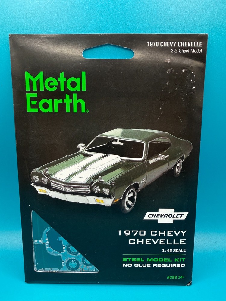 Metal Earth 1970 Chevy Chevelle 3D Steel Metal Model Kit