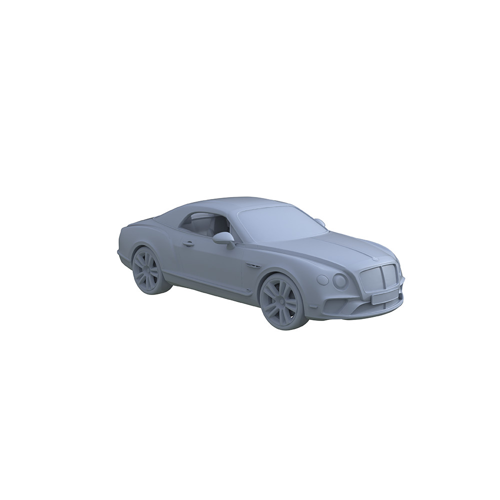 1/450 LYTA001 3D Printed Bentley Unpainted Car Model Kit for Diorama & Collector