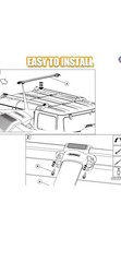 Broaddict Set Of 2 Cross Bar Fit for 2021-2024 Ford Bronco, Roof Rack Cross Bar