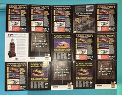 ⭕️ LOT OF 15 MILITARY MINIATURES IN REVIEW MAGAZINE WWII TANK MODELING TAMIYA