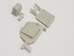 1958 Edsel Pacer RADIATOR , HOSE & BATTERY from AMT 1:25 Model Kit 58