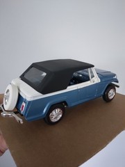 PRO-BUILT MPC 1968 JEEPSTER CONVERTIBLE 1:25 FROM MODEL KIT #2068-200 DETAILED !