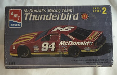 Sealed 1996 AMT ERTL Bill ELLIOTT McDONALD’S FORD T-BIRD Auto Model Car Kit 1/25