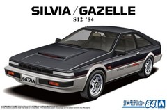 Aoshima 1/24 Scale The Model Car(84)Kit Nissan S12 Silvia/Gazelle Turbo RS-X ’84