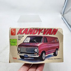 AMT Kandy Van Custom Chevy Van 1/25 Kit #T246 70s Issue New Open Box Rare