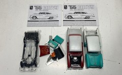 AMT Plastic Model Kit Lot 1/25 55 Chevy Bel Air & Green Hornet Black Beauty