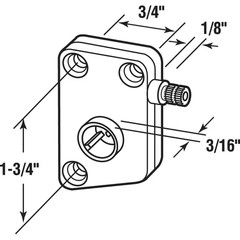 Diecast, Right Hand RV Window Slant Sill Operator