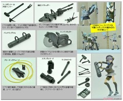 TomyTec Little Armory 1/12 LD024 BREACHING TOOL A Plastic Model Kit