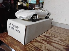 1976 Chevrolet CORVETTE white w BOX Promo Dealer Model