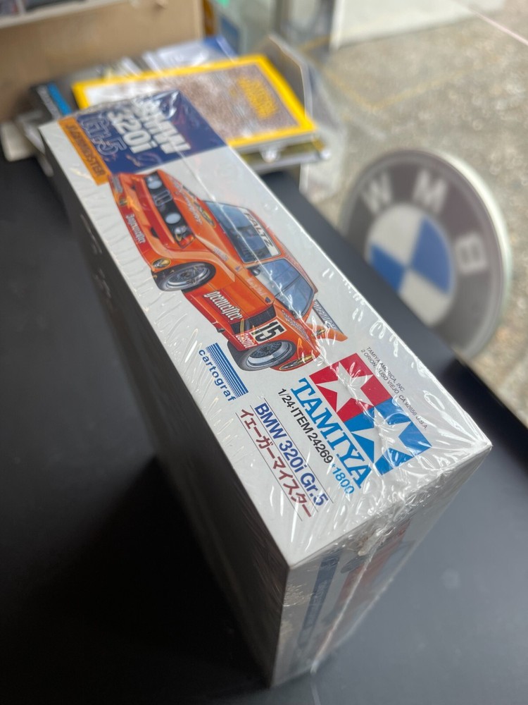 Rare Tamiya 1/24 Scale BMW 320i Gr.5 Jagermeister Plastic Model Car Kit No.269