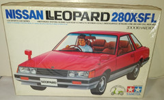 1980’S TAMIYA NISSAN 280X-SE-1L SPORT COUPE LEOPARD MOTORIZED MODEL KIT MIB
