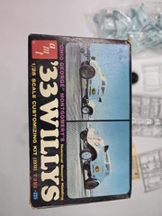Vintage AMT ‘33 WILLYS “OHIO GEORGE” MONTGOMERY Model Kit Open Box Unbuilt