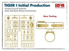 Rye Field RM5001U 1/35 TIGER I INITIAL PROD. EARLY w/ 3D Parts & Working Tracks