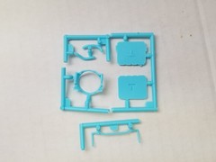 1957 Corvette SHROUD HOSES RADIATOR SWAY BAR from AMT 1:25 Model Kit 57