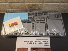 MINIART, Railway Covered Goods Wagon 18t `NTV` Type, #35288, 1:35, !!Sealed!!