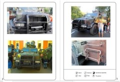 Ukrainian MRAP-class Armored Vehicle Kozak2 35086 accessories 1/35 Vmodels 35086