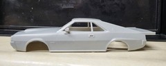 1/24 scale resin 3d printed Outlaw 1970 AMC AMX drag body model slot car