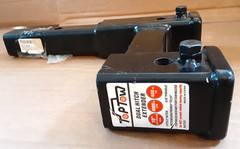 64131HP Dual Hitch Extension, 2-inch Towing Receivers, Extends Adjustable Length