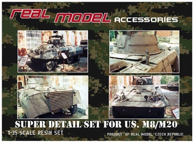 1/35th Real Model US M8 or M20 update with wheel and engine set