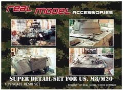 1/35th Real Model US M8 or M20 update with wheel and engine set