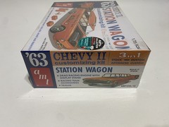 AMT 63 Chevy II Station Wagon 3 In 1 Retro Deluxe Plastic Model Kit Sealed Box