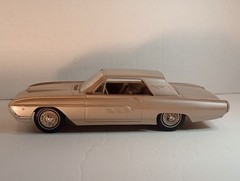 RARE 1963 Ford Thunderbird Dealer Promo 1:24 Plastic Car Bronze