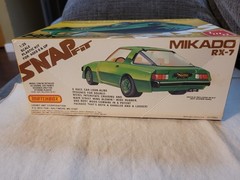 Rare! 1980 AMT Snap Fit Mazda “Mikado” RX-7 Built stock w/box 1/25
