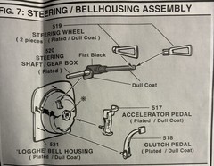 Don Garlits Wynn’s Jammer STEERING, BELL HOUSING MORE 103 1648 Model Car Parts