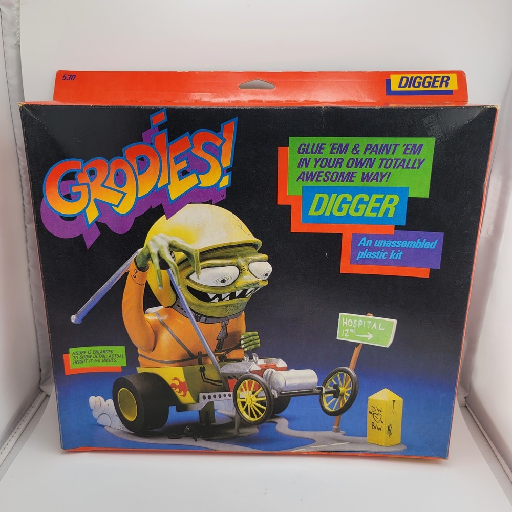 Testor Grodies! Digger Model Kit 530 New Vintage 1983