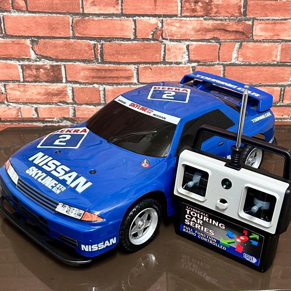 Toyco 1/10 Touring Car Series Nissan Skyline GT-R RC Car Blue White Red Black