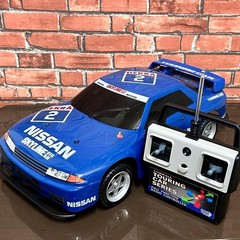 Toyco 1/10 Touring Car Series Nissan Skyline GT-R RC Car Blue White Red Black