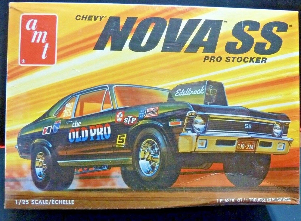 AMT Chevy Nova SS Pro Stocker 1/25 Scale Complete Model Kit