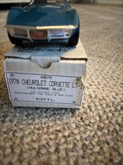 AMT ERTL 1970 Chevrolet Corvette LT-1 (Mulsanne Blue) 6878 Dealer Promo 1:25