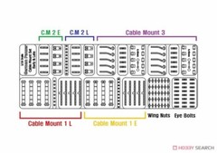 MJ Miniatures MJEZ16001 1/16 WW2 German Cable Mount set