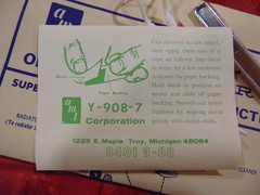 AMT ANNUAL Original 1969 Mercury Cougar Instructions Decals and Parts Y-908