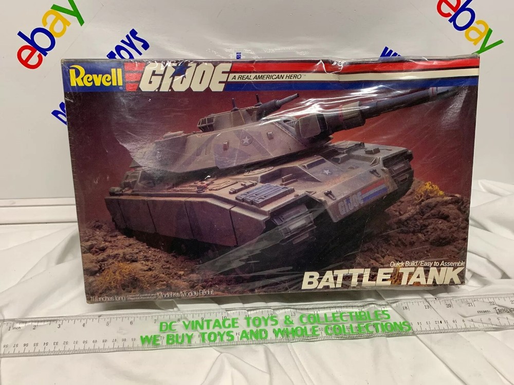 Vintage Revell G.I Joe Battle Tank Plastic Model Kit #8902U1 FACTORY SEALED
