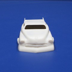JFSL10 H:O ’49 Merc Super Pro Mod open wheel well resin slot car J Flintstone
