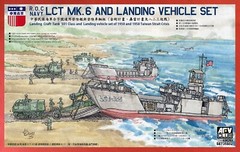 AFV Club SE735S02 1/350 R.O.C. NAVY LCT MK.6 & LANDING VEHICLE SET 1950-1958