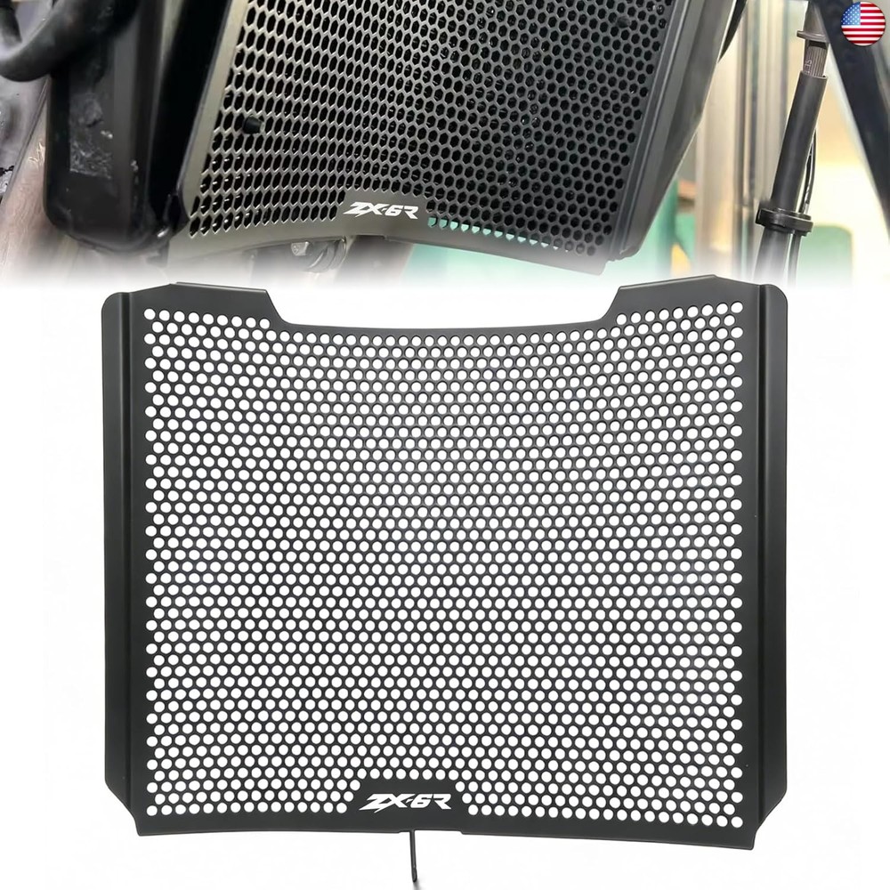 CNC Motorcycle Radiator Guard Radiator Cover Grille Guard Compatible with 2026