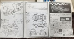 FORD GPA 1/26 MODEL KIT IMAI JAPAN FORD G.P.A.