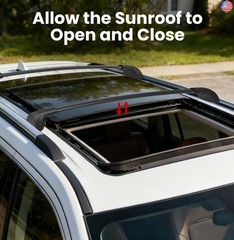 Soruci 300lbs Roof Rack Cross Bars Fit for 2021-2026 Jeep Grand Cherokee L