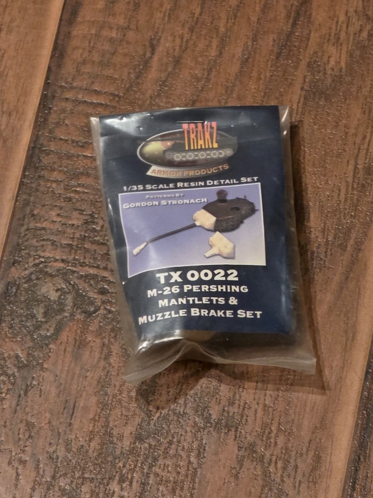 Trakz TX0022 1/35 M-26 Pershing Mantlets Muzzle Brake Resin Detail Armor Tamiya