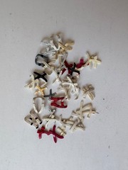 1960’s Model Car Junkyard Lot Chassis Interiors Dashboards Steering Wheels Seats