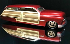 Pickup Truck Car Wagon Built Metal Body Model Vintage Classic Promo