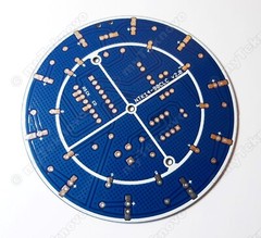 3x Large ROUND PCB Only for Jumbo LED Sequencer Chaser KIT NE555 CD4017 – USA